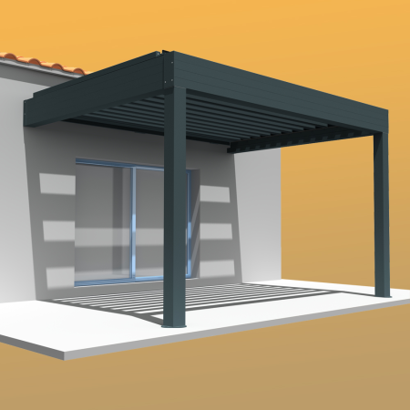 Pérgola SPINELLE 4,50x4,987 ML Fechaduras de controlo remoto - Intersun - Toldos e Pérgolas