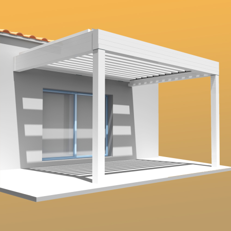 Pérgola SPINELLE 4,50x4,987 ML Fechaduras de controlo remoto - Intersun - Toldos e Pérgolas