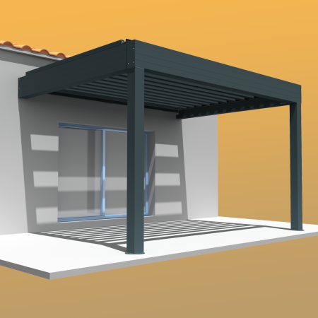 Pérgola Bioclimática SPINELLE 4,50x6,037M Cilindro com Telecomando INTERSUN - 3