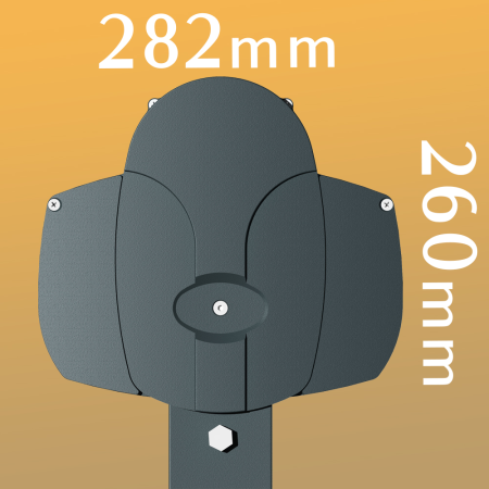 ENARGITE toldo de dupla inclinação 6,00x2x3,00 ML - Intersun - Toldos e Pérgolas