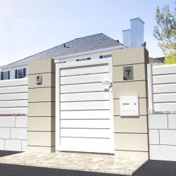 Portão de privacidade L 1000 x A 1857 mm INTERSUN - 2