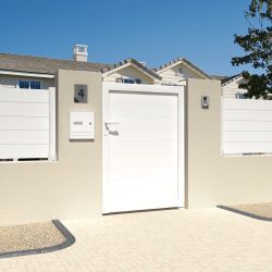 Portão de painel maciço L 1000 x A 1564 mm INTERSUN - 1