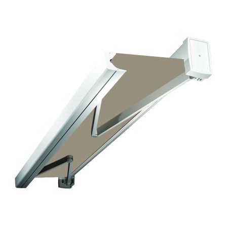 Toldo cofre LEBRON Cinza Antracite feito a medida Motorizado Socorro LED Telecomando - Tela Unido Cinza S126 SUNSTYL - 5