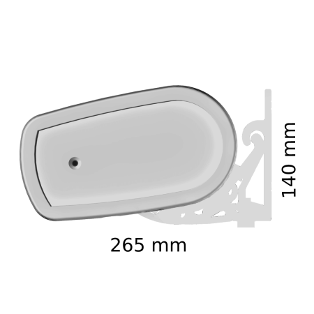 Toldo cofre SUZY Branco feito a medida Motorizado com telecomando  - Tela Unida Taupe S130 SUNSTYL - 5