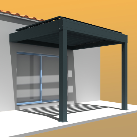 Pérgola Bioclimática LOLITE feito a medida Cilindro com Telecomando INTERSUN - 3