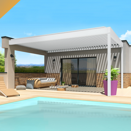 Pérgola Bioclimática SPINELLE feito a medida Cilindro com telecomando INTERSUN - 2