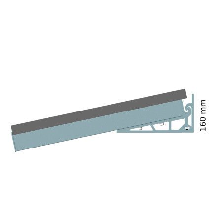 Toldo solar fotovoltaico Topaze 3 painéis - cinza 1200W feito a medida Bandeja de cabos incluída INTERSUN - 2