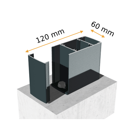 Pérgola solar fotovoltaica  Cornaline feito a medida - Cinza 3200W Bandeja de cabos incluída INTERSUN - 2