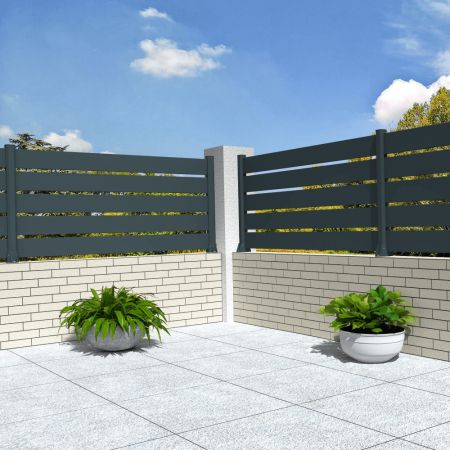 Vedação com painel aberto de 3 lâminas feito a medida INTERSUN - 2