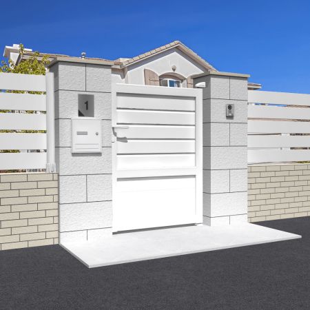 Portão mista feito a medida INTERSUN - 2