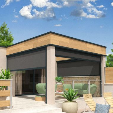 LOLITE 2,50x2,50 M INTERSUN pergola caixa de calhas deslizantes - 7