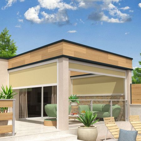 LOLITE 2,50x2,50 M INTERSUN pergola caixa de calhas deslizantes - 6