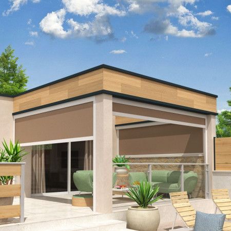 LOLITE 2,50x2,50 M INTERSUN pergola caixa de calhas deslizantes - 5