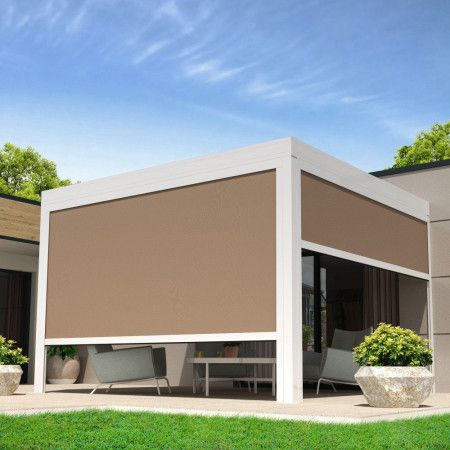 LOLITE 2,50x2,50 M INTERSUN pergola caixa de calhas deslizantes - 2