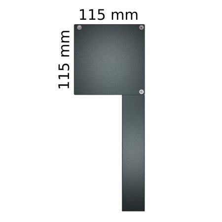 Cofre quadrado 115 x 115 mm