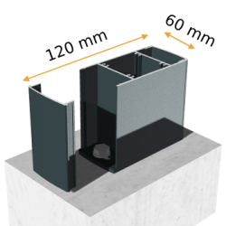 Pérgola solar fotovoltaica  Cornaline 4,590x3,492 M - Cinza 3200W Bandeja de cabos incluída INTERSUN - 1 2